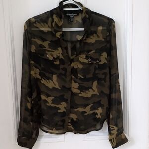 Streetwear Society Olive & Black Camo Shirt